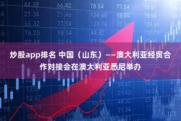 炒股app排名 中国（山东）——澳大利亚经贸合作对接会在澳大利亚悉尼举办